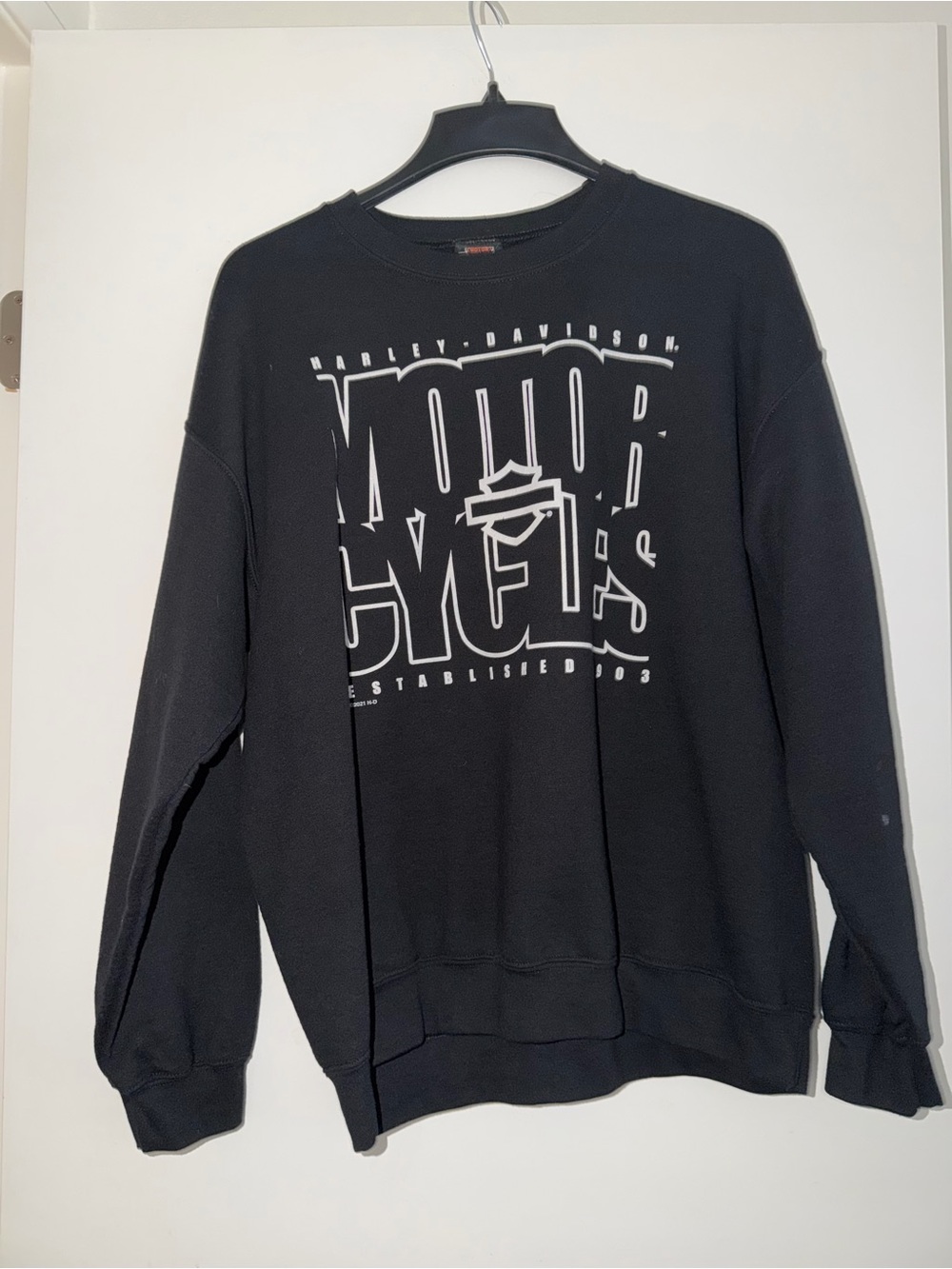 Harley-Davidson Men's Crewneck Sweater Heritage H-D